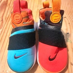 Nike Kids Blue and Red Slip-On Sneakers